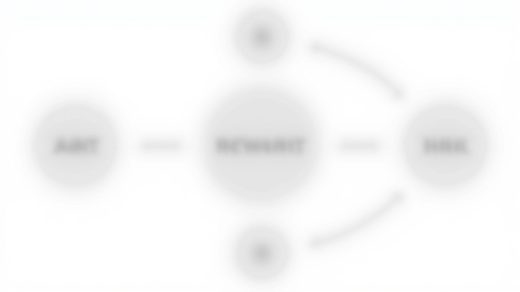 Diagram showing agent environment and reward cycle in reinforcement learning process flow
